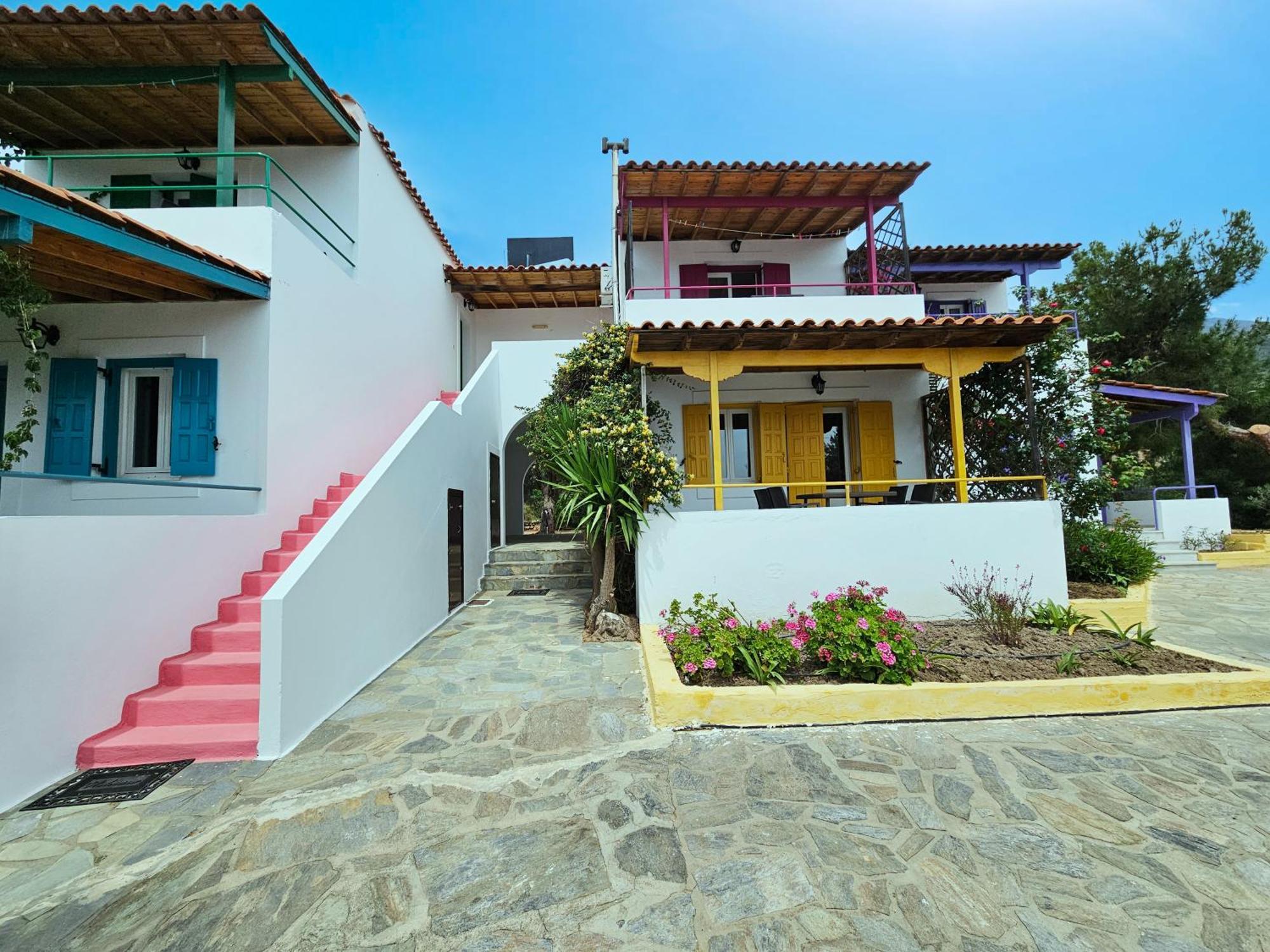 Sunflowers Apartments Marathókampos Exterior foto